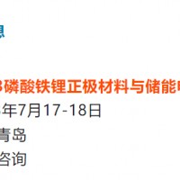 【最新日程】2023磷酸鐵鋰正極材料與儲(chǔ)能電池論壇重磅來襲
